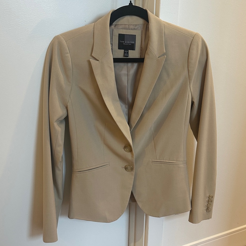 The Limited Beige Blazer